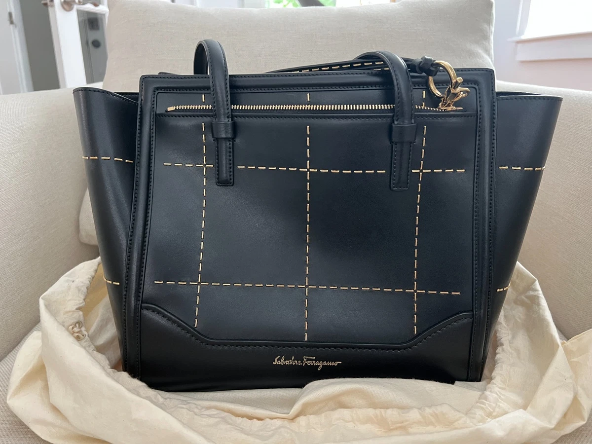 Salvatore Ferragamo Gancini Black Bags & Handbags for Women for