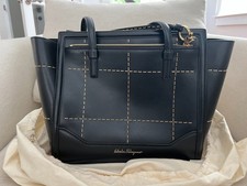Salvatore Ferragamo Black Amy Handbag (21 G66...