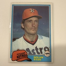 1981 Topps Nolan Ryan Houston Astros #240