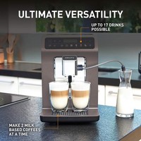 KRUPS EA895N40 Evidence Bean 2 Cup Coffee Machine Eco-Design 2 Drinks Black NEW