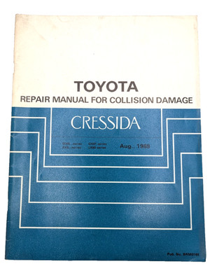 1988 Toyota Cressida Body Collision Service Repair Manual MX8 RX8 GX81 LX80