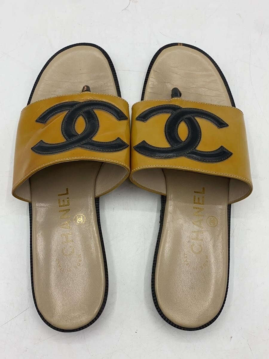 Chanel Mules Sandals Bicolor With Coco Mark Size 37 US About7 For Women thumbnail 22