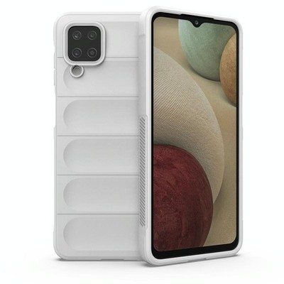 Magic Shield TPU Hülle Flanell Weiß für Samsung Galaxy A12 4G/5G
