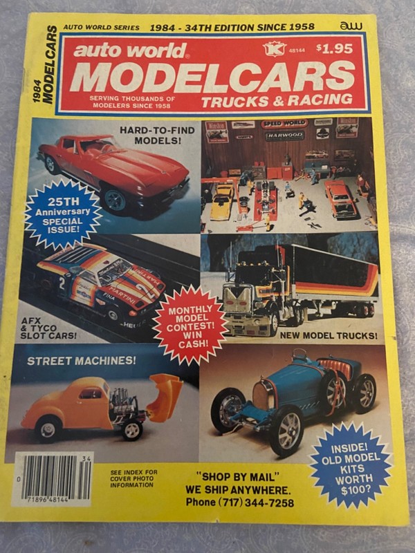 VINTAGE 1984 AUTO WORLD CATALOG 