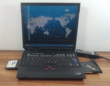 15" Kult Vintage IBM Thinkpad A31 Intel P4 1,8GHz ATi Radeon 7500 SXGA+ Floppy