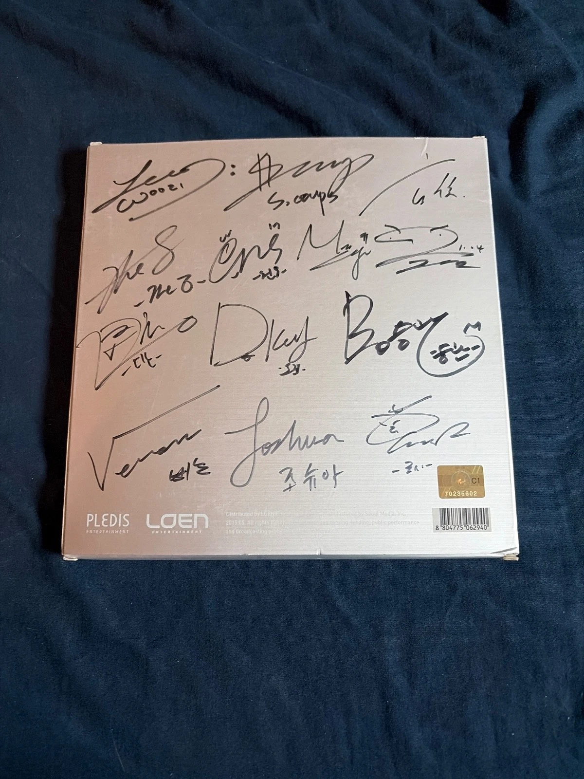SEVENTEEN [17 CARAT] All Member Autographed Signed Album Mwave image 1