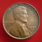 1937-S XF Lincoln Wheat Cent BN Penny Actual Coin Pictured 680