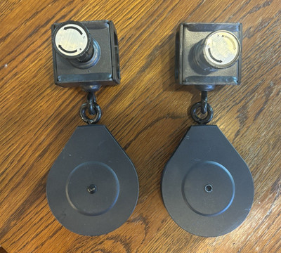 Set of 2 Bowflex OEM Slider 3.5  Pulley w/ Locking Pin FREE SHIPPING