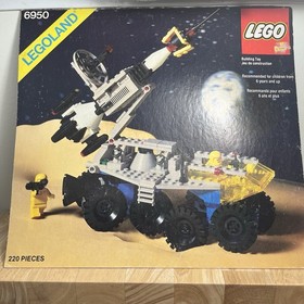 Lego 6950 Space Mobile Rocket Transport - Complete With Flattened Box