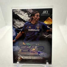 2016 Topps Apex - Alan Gordon #87 Auto Galaxy