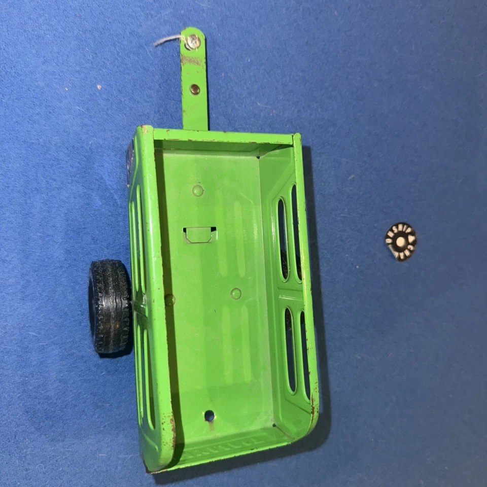 Vintage Nylint Pressed Steel Green Metal Muscle Utility Trailer - - Image 2 of 4