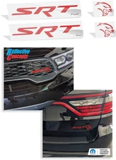 2021-2026 Durango SRT Hellcat Grille and Liftgate Emblem Overlay Decal Stickers