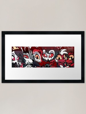 IMP Helluva Boss Gerahmter Kunstdruck Gerahmtes Wandbild Poster Leinwanddruck Bild