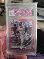 2019 Panini Donruss Optic Aaron Judge #121 Pink Velocity Prizm /199