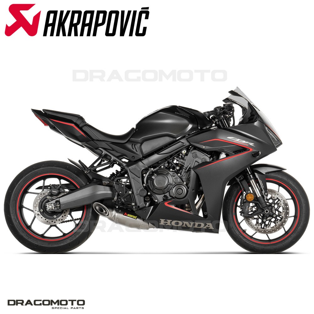 Full exhaust HONDA CBR 650 R ABS E-Clutch 2024-2025 AKRAPOVIC RC S