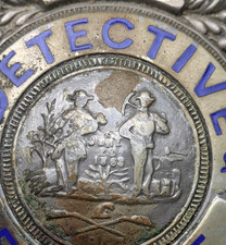 VHTF ANTIQUE c1910-1930 Maybe Older West Virginia Badge #5 OBSOLETE Detective
