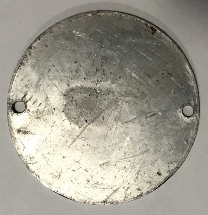 Etiqueta de disco de ley de bicicleta de vehículo de motor Illinois 1910 Foto 2 de 2