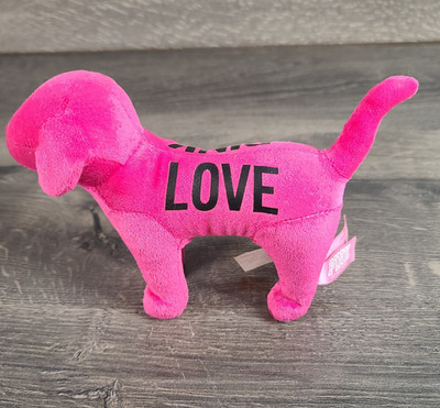 Victoria's Secret PINK LOVE Plush Velveteen Puppy
