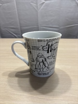 New 2008 Disney Sketchbook PLUTO Mug  - UPC 766169168813