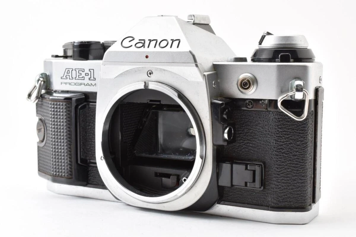 [EXC+] Canon AE-1 Programa Plateado Cámara Fotográfica Cuerpo/Óptica Limpia, Totalmente Probada
