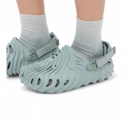 Salehe Bembury Pollex Crocs Clogs Manta Green Blue Gray Size M5/W7