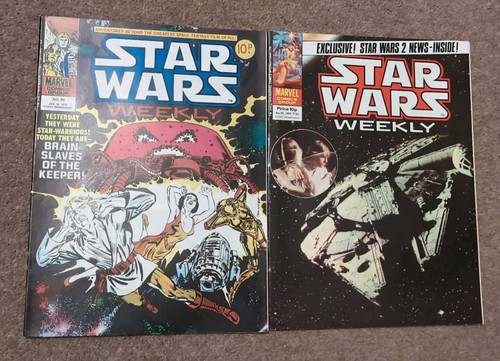 Star Wars Weekly #41 Through #50 - Marvel UK - 1978 /79- Complete Run 10 Issues - Picture 6 of 6