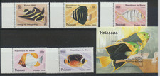 Benin Stamps Scott #942 To 947, Mint Never Hinged, Fish Set With Souveni