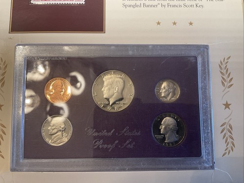 1987 San Francisco Mint Proof Set with Historic 1955 IN GOD WE TRUST - Picture 6 of 8