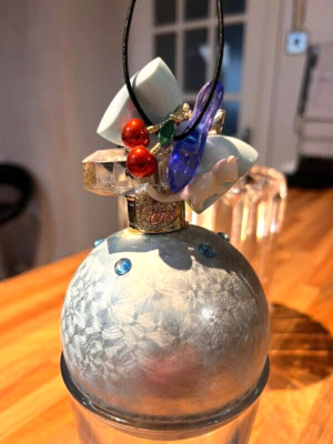  Marc Jacobs Perfect Ornament Top Handmade Maßgeschneidert Christbaumkugel Blau Mix