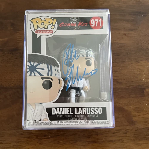 Ralph Macchio Autographed - Daniel Larusso Cobra Kai Funko Pop #971 JSA Cert