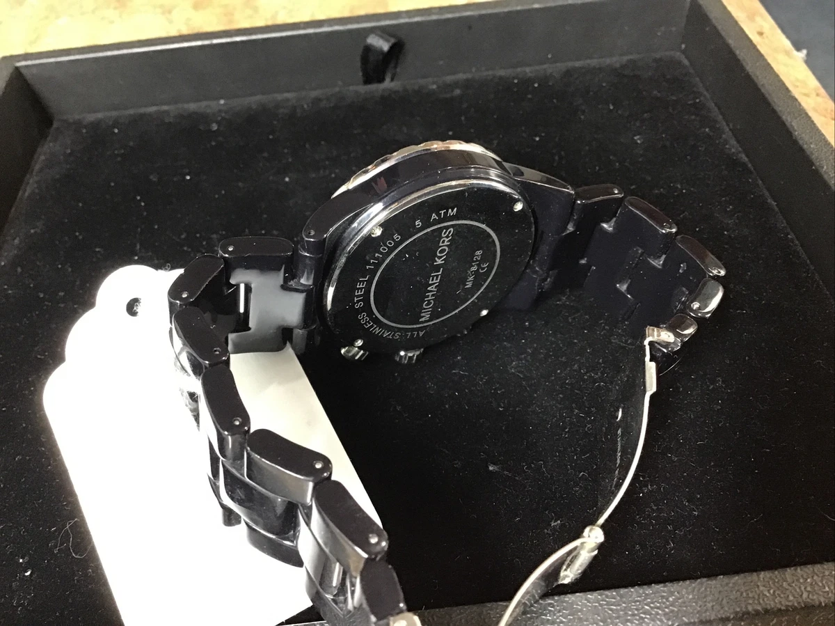 Michael Kors MK 8128 Acrylic Chronograph Men s Watch Free Shipping