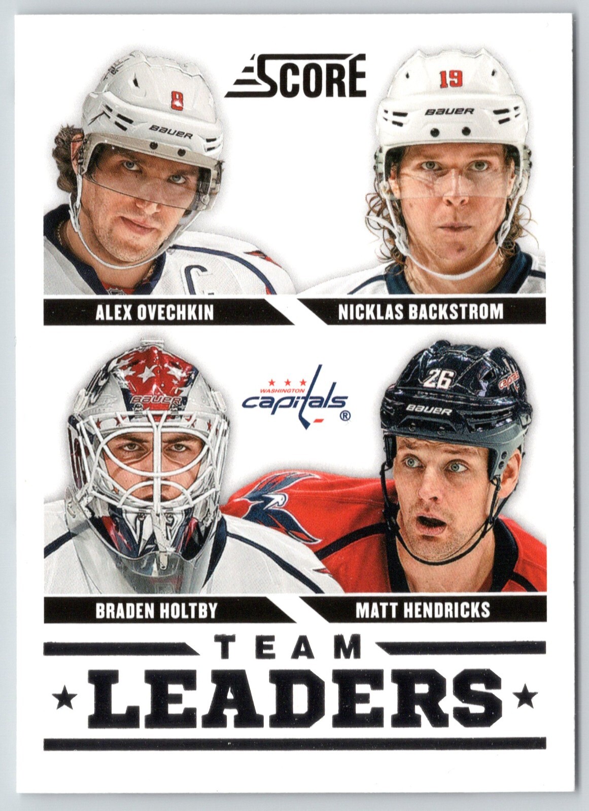 ALEX OVECHKIN / BRADEN HOLTBY / BACKSTROM / HENDRICKS 2013-14 SCORE NO ...