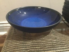 Jars Ceramists  Blue black outside pasta bowl (s)  9'' many avail