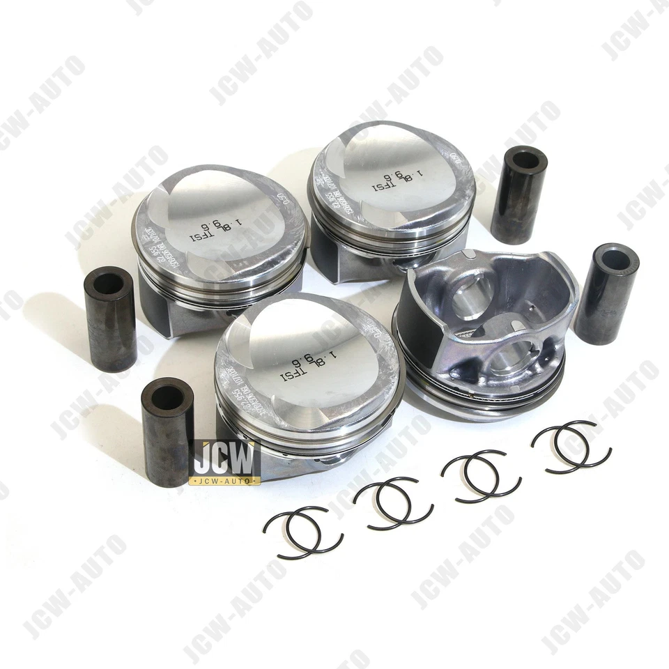 Juego de 4 pistones y anillos MAHLE para VW Escarabajo Audi A3 A4 A5 1.8 TFSI Foto 4 de 4