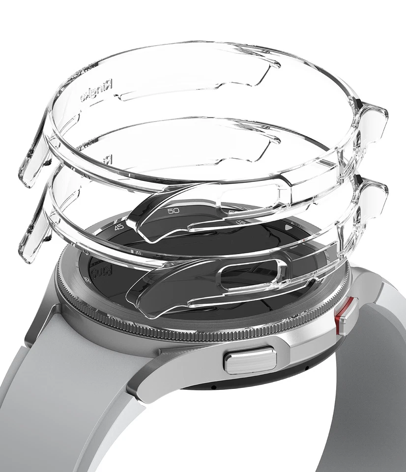 Samsung Galaxy Watch 4 Classic Case 42mm 46mm | Ringke [Slim] PC Cover Protector