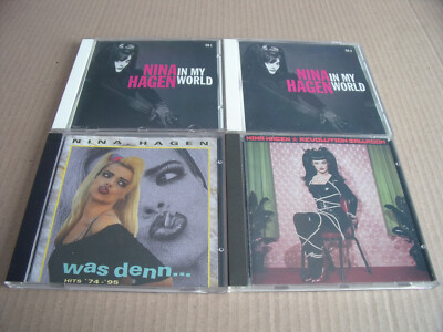 4 x Nina Hagen - Revolution Ballroom + Was denn... Hits '74 - '95 + In My World