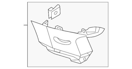 Recubrimiento de pilar trasero para Ford (N/P FB5Z-7831010-BB)