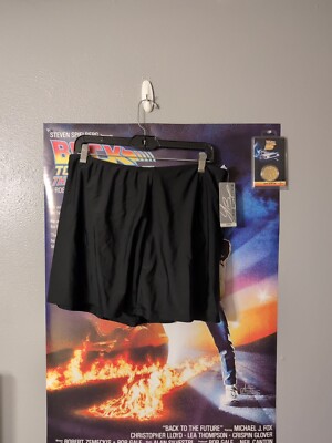Your Best Look Bathing Suit Swim Bottom Skort 18W Black NWT