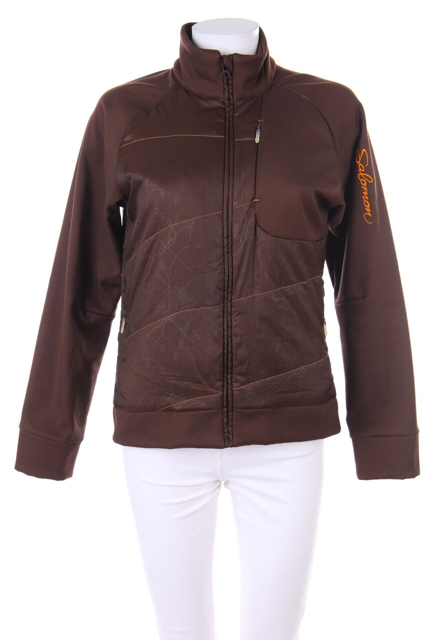 Giacca SALOMON Sport Print S marrone scuro