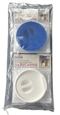 2x  s The ReCapper Lids Turns 2-Liter Bottles Into Containers 1998 NOS White Blue