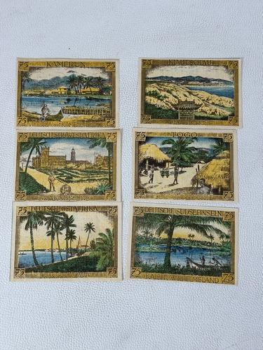 Notgeld Deutsch Hanseatischer Kolonialgedenktag Berlin Hamburg 1922 Serie B - Bild 2 von 2