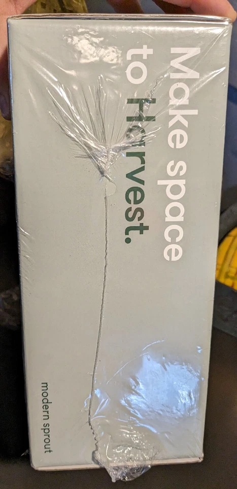 Modern Sprout Gift Box Collection Harvest - Basil Grow Kit + Shears + Towel NIB - Image 4 of 4