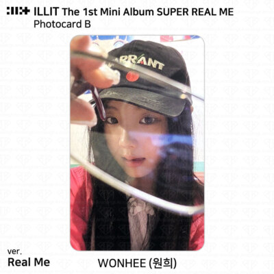 ILLIT The 1st Mini Album Super Real Me Official Photocard Magnet