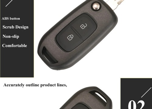 2 Pulsanti 433MHz PCF7961M 4A Chip Flip Chiave Telecomando per Auto Key Fob Control - Foto 11 di 21