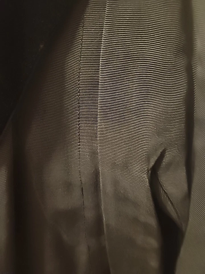 Black Corduroy Velvet Cowl Cardigan Womens Size L 3/4 Sleeve Jacket - Image 2 of 4