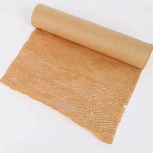 30/50m Honeycomb Paper Wrapping Brown Kraft Roll Cushion Protective Eco Friendly - Picture 12 of 12