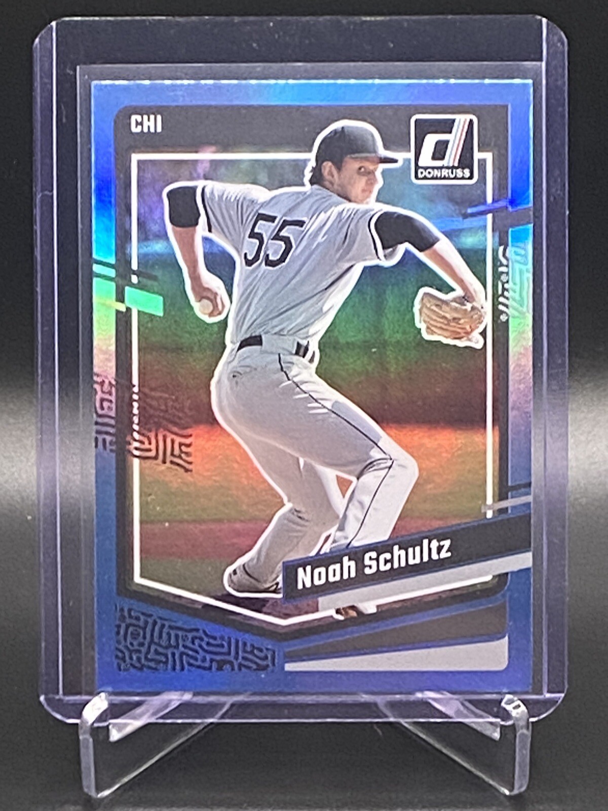 2023 Donruss Baseball Noah Schultz 126 Holo Carolina Blue White Sox NM-MT