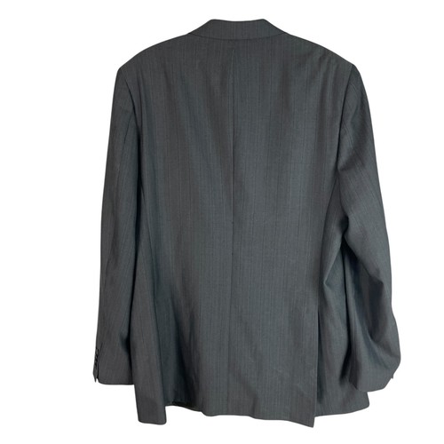 NEW Banana Republic Wool/Polyester Blend Blazer Jacket Mens 46L Gray 3 Button - Picture 7 of 9