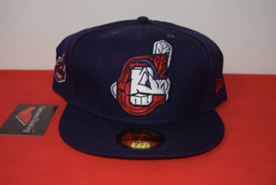 MLB New Era Cleveland Indians Chief Wahoo Twist RARE Snapback 9Fifty Guardians