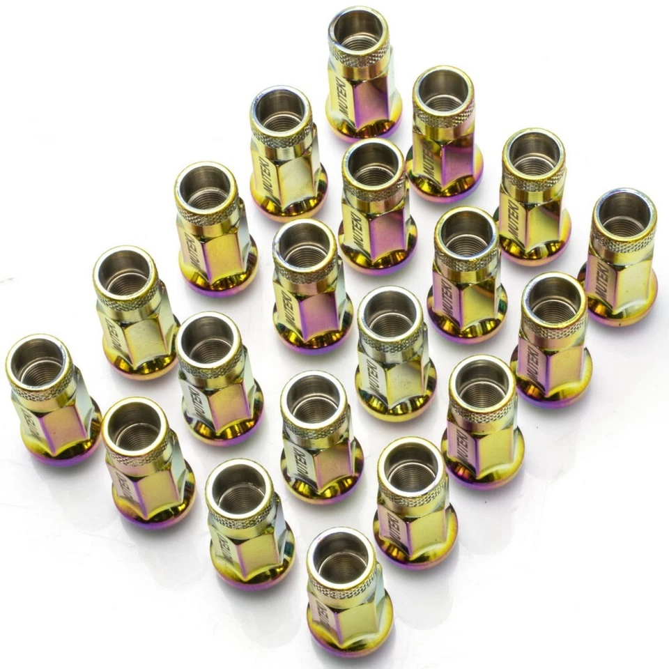 Tuercas de extremo abierto Muteki SR48 (12x1,25, juego/20, cromo neón) 48 mm 32905N Foto 3 de 4